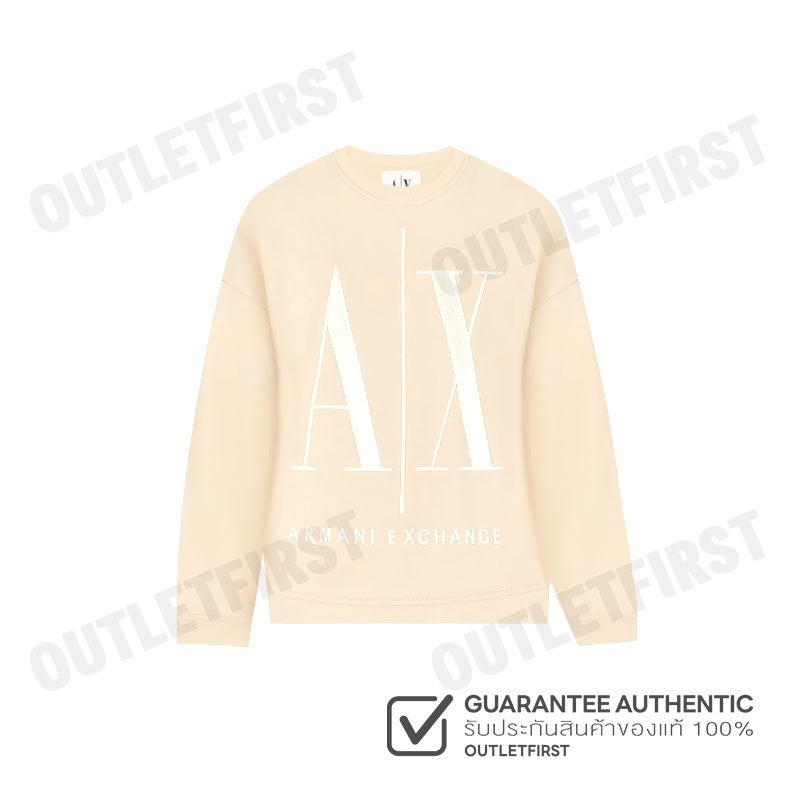 ARMANI EXCHANGE รุ่น STRETCH FABRIC ZIP-UP HOODIE CODE: 8NYM02 YJ68Z 14BD เสื้อสเวตเตอร์แขนยาว เสื้อแขนยาวผู้หญิง เสื้อ