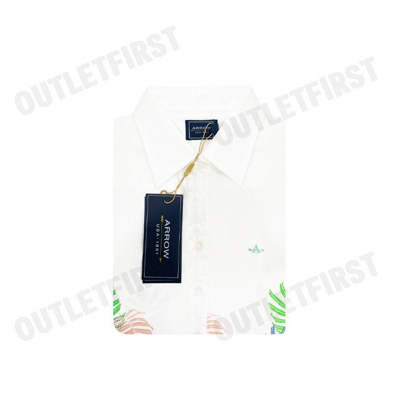 ARROW รุ่น WOMEN'S TROPICAL SHIRT CODE: WACC527S3CSGR เสื้อเชิ้ตแขนสั้น เสื้อเชิ้ตผู้หญิง เสื้อเชิ้ต