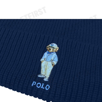 POLO RALPH LAUREN รุ่น POLO BEAR RIB-KNIT BEANIE CODE: 449959380002  หมวกบีนนี่ หมวกไหมพรม หมวกโปโล
