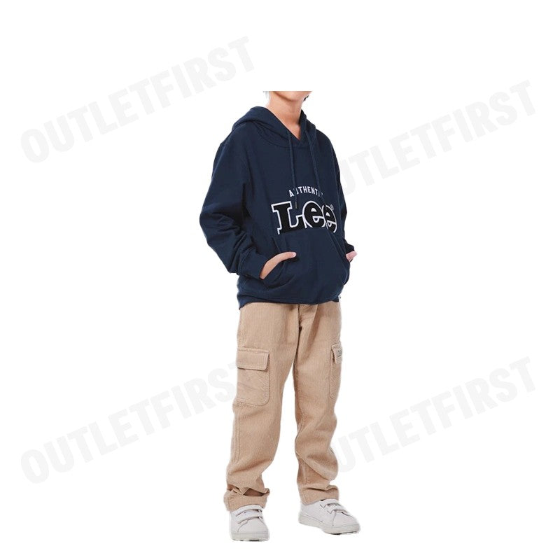 LEE รุ่น BOY'S PULLOVER HOODIE NEW PREPS COLLECTION COMFORT FIT [KIDS] CODE: LK F124BHODN04 เสื้อสเวตเตอร์แขนยาว