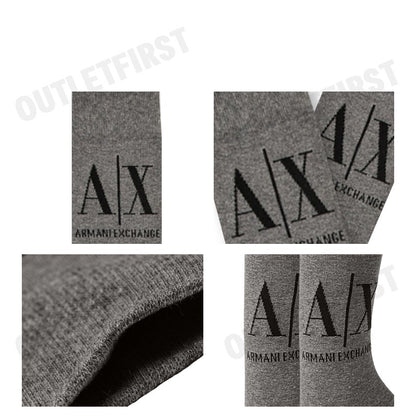 ARMANI EXCHANGE รุ่น TENNIS SOCKS WITH LOGO CODE: 953033 CC653 00048  ถุงเท้าข้อยาว ถุงเท้าสีเทา ถุงเท้าอมานี่