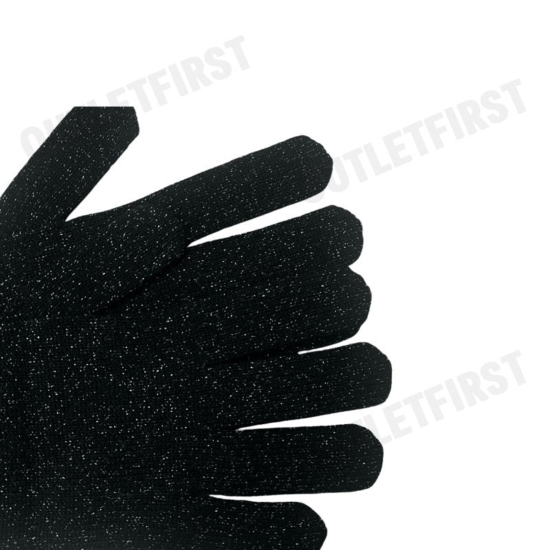 ARMANI EXCHANGE รุ่น LUREX YARN GLOVES CODE: 944617 4F305 00020 ถุงมือ ถุงมือสีดำ สำหรับผู้ชายผู้หญิง