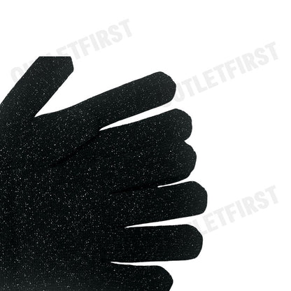 ARMANI EXCHANGE รุ่น LUREX YARN GLOVES CODE: 944617 4F305 00020 ถุงมือ ถุงมือสีดำ สำหรับผู้ชายผู้หญิง