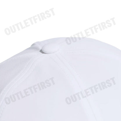 ADIDAS รุ่น 3-STRIPES AEROREADY RUNNING TRAINING BASEBALL CAP CODE: HT2043 หมวกแก็ป หมวกเบสบอล หมวกสีขาว