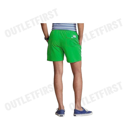 POLO RALPH LAUREN รุ่น PONY-EMBROIDERED SWIM SHORTS CODE: 710829851044 กางเกงขาสั้น กางเกงผู้ชาย กางเกงลำลอง