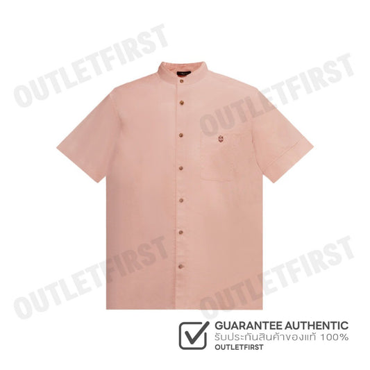 G2000 รุ่น OXFORD STAND COLLAR LOGO CASUAL SHIRT IN SMART FIT SHORT SLEEVE CODE:41130032 33 เสื้อเชิ้ต เสื้อแขนสั้น