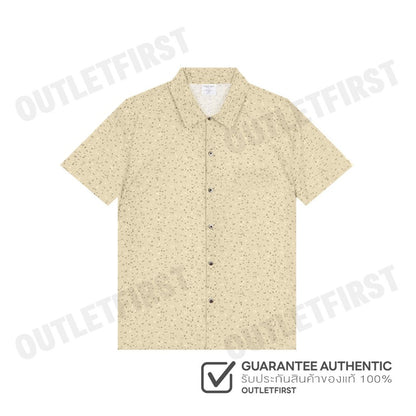 CALVIN KLEIN รุ่น MEN'S WOVEN VISCOSE LOUNGE SHORT SLEEVE BUTTON DOWN TOP CODE: NM2578 NCF เสื้อนอน เสื้อแขนสั้น ผู้ชาย