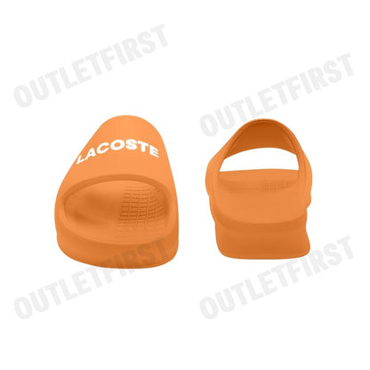 LACOSTE รุ่น MEN'S SERVE SLIDE 2.0 SLIDES CODE: 7-47CMA00157A1 รองเท้าแตะ รองเท้าผู้ชาย สลิปออน