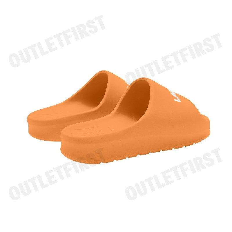 LACOSTE รุ่น MEN'S SERVE SLIDE 2.0 SLIDES CODE: 7-47CMA00157A1 รองเท้าแตะ รองเท้าผู้ชาย สลิปออน