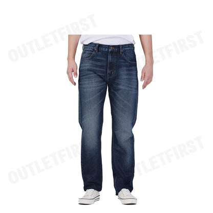 LEE รุ่น MEN'S MIAMI FIT MID RISE STRAIGHT JEANS CODE: LE F124MMIAN07 กางเกงยีนส์ กางเกงขายาว กางเกงผู้ชาย