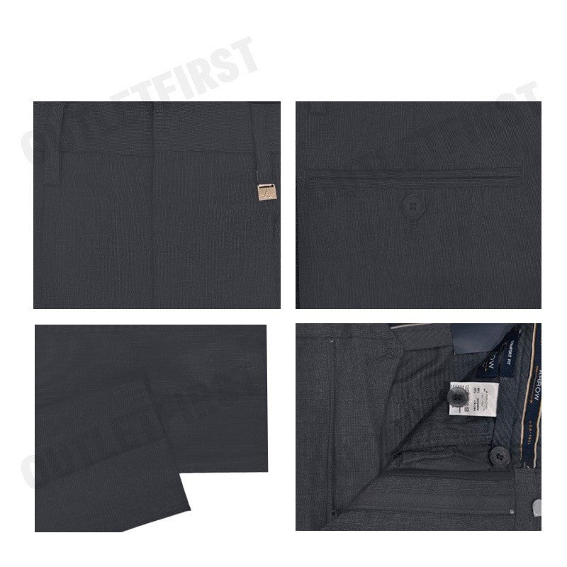 ARROW รุ่น VISCOSE PANT COMFORT FIT (DARK GREY) CODE: MSCC713W2BSGY กางเกงขายาว กางเกงทำงาน กางเกงสแล็ค