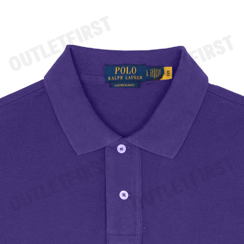 POLO RALPH LAUREN รุ่น CUSTOM SLIM FIT MESH POLO SHIRT CODE: 710680784397 เสื้อโปโล เสื้อผู้ชาย เสื้อแขนสั้น