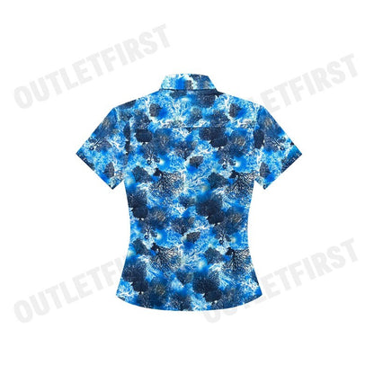 ARROW รุ่น WOMEN'S TROPICAL SHIRT CODE: WACC548S4CSBU เสื้อเชิ้ต เสื้อแขนสั้น เสื้อผู้หญิง