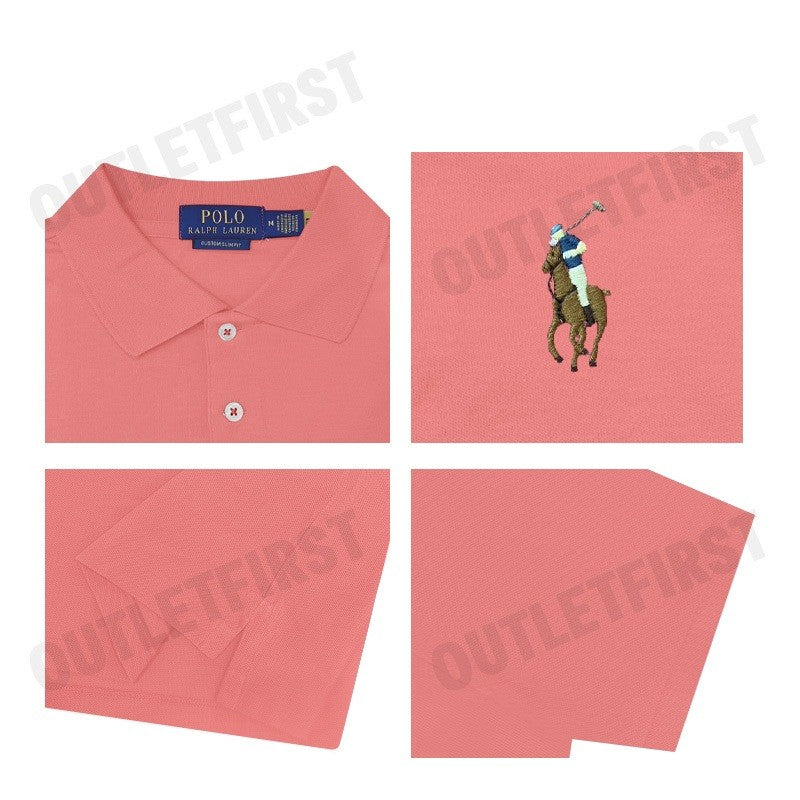 POLO RALPH LAUREN รุ่น CUSTOM SLIM FIT SOFT COTTON POLO SHIRT CODE: 710704319149 เสื้อโปโล เสื้อผู้ชาย เสื้อแขนสั้น