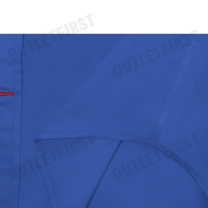 JOHN HENRY รุ่น MEN'S SHORT SLEEVES SLIM FIT SHIRT (ROYAL BLUE) CODE: JH F224MSSSM52 เสื้อเชิ้ตแขนสั้น เสื้อเชิ้ตผู้ชาย