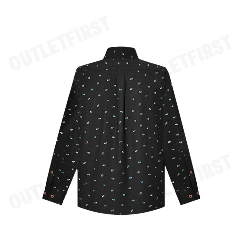 G2000 รุ่น MEN CLOTHING COTTON OXFORD PALM TREE PRINTED SHIRT SMART FIT CODE: 41120432 96 เสื้อเชิ้ตแขนยาว เสื้อเชิ้ต