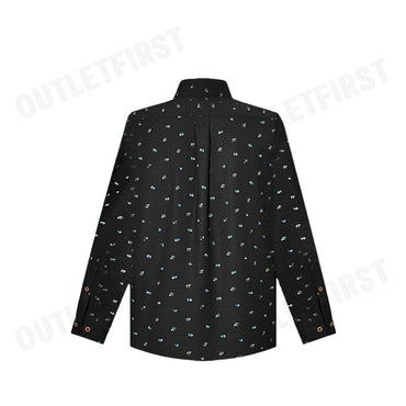 G2000 รุ่น MEN CLOTHING COTTON OXFORD PALM TREE PRINTED SHIRT SMART FIT CODE: 41120432 96 เสื้อเชิ้ตแขนยาว เสื้อเชิ้ต