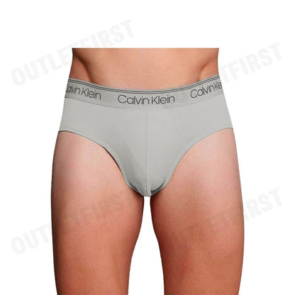 CALVIN KLEIN รุ่น MICRO STRETCH COOLING HIP BRIEF CODE: NB3806 5JX กางเกงชั้นใน กางเกงในผู้ชาย กางเกงใน