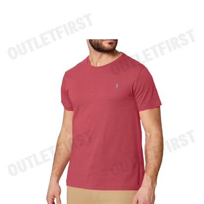 POLO RALPH LAUREN รุ่น CUSTOM SLIM FIT JERSEY CREWNECK T-SHIRT CODE: 710671438355 เสื้อยืดคอกลม เสื้อยืดแขนสั้น เสื้อยืด