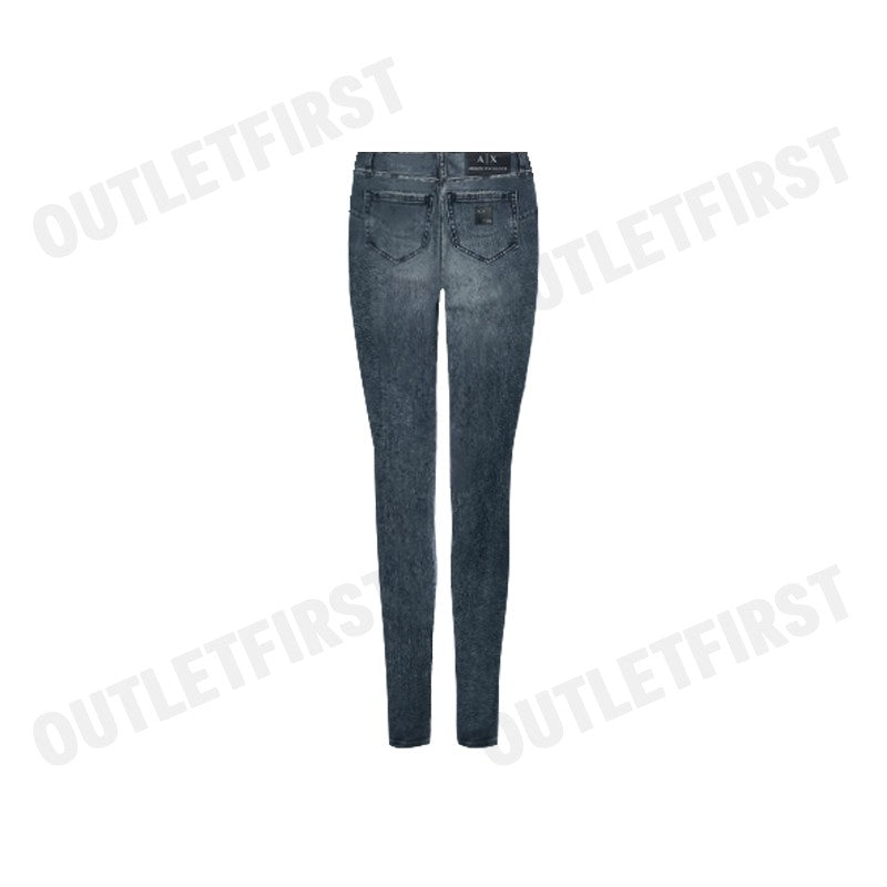 ARMANI EXCHANGE รุ่น SUPER SKINNY LIFT-UP MID RISE CODE: 6HYJ69 Y3RDZ 1500 กางเกงยีนส์ กางเกงยืนส์ผู้หญิง กางเกงขายาว