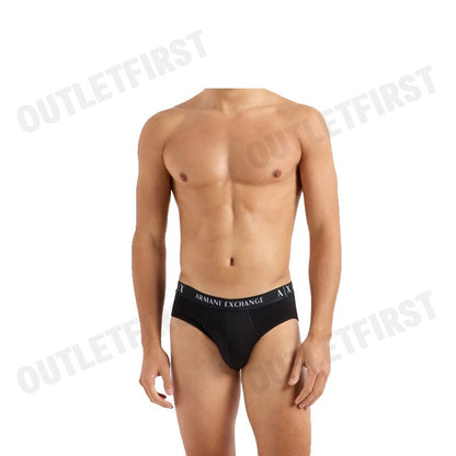 ARMANI EXCHANGE รุ่น MEN'S STRETCH COTTON BRIEF CODE: 957023 CC282 07320 กางเกงชั้นใน กางเกงผู้ชาย กางเกงในสีดำ