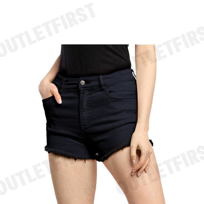 ARMANI EXCHANGE รุ่น J59 SHORTY SHORT CODE: 8NYJ59 Y5ECZ 1510 กางเกงยีนส์ขาสั้น กางเกงขาสั้นสีดำ กางเกงขาสั้นผู้หญิง