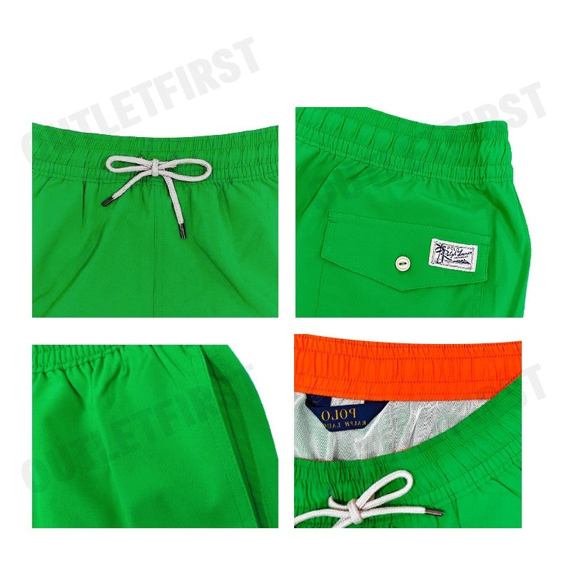 POLO RALPH LAUREN รุ่น PONY-EMBROIDERED SWIM SHORTS CODE: 710829851044 กางเกงขาสั้น กางเกงผู้ชาย กางเกงลำลอง