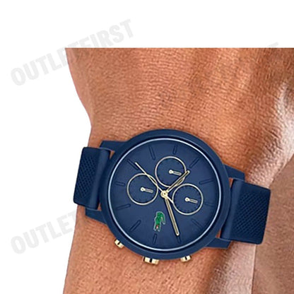 LACOSTE รุ่น MEN'S LACOSTE.12.12 CHRONO SILICONE WATCH CODE: LC2011248 นาฬิกาข้อมือ นาฬิกาผู้ชาย นาฬิกาลาคอส