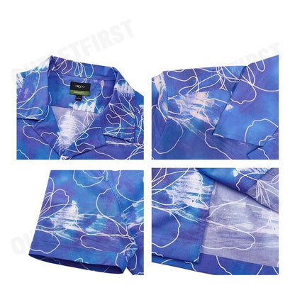 G2000 รุ่น SOFT TOUCH STRETCH FLORAL SKETCH ALL OVER PRINT CASUAL SHIRT IN RELAXED FIT CODE: 41139714 65 เสื้อเชิ้ต