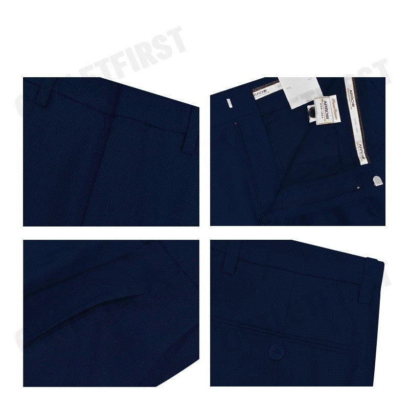 ARROW รุ่น PREMIUM COLLECTION PANTS (BLUE) CODE: MSPC715W2BSNV กางเกงสแล็ค ขายาว กางเกงทำงาน