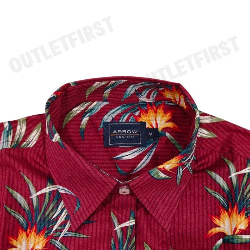 ARROW รุ่น WOMEN'S TROPICAL FABRIC SHIRT CODE: WACC549S4CSRE เสื้อเชิ้ต เสื้อแขนสั้น เสื้อผู้หญิง