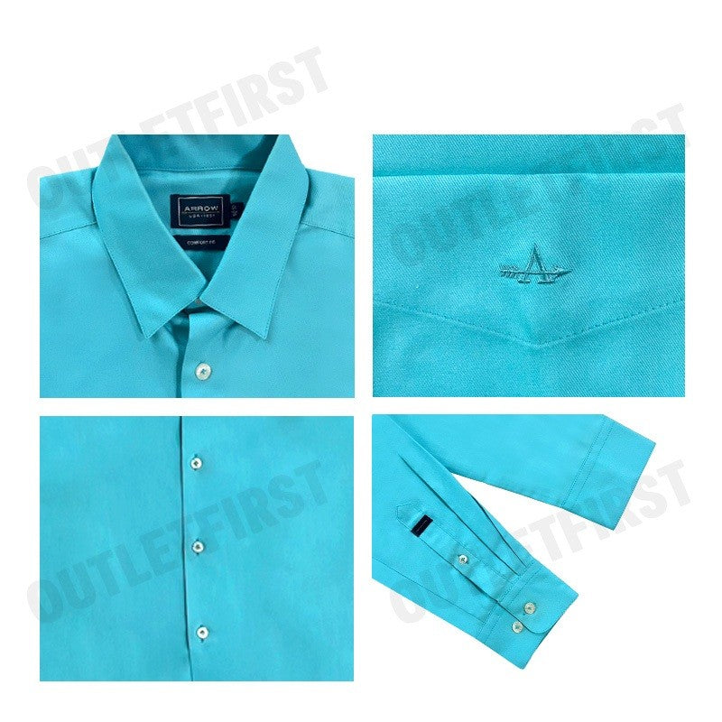 ARROW รุ่น ARROW NO.5 SHIRT CODE: MACC714S2BSGR เสื้อเชิ้ต เสื้อแขนยาว เสื้อผู้ชาย