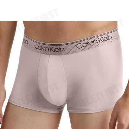 CALVIN KLEIN รุ่น MICRO STRETCH COOLING LOW RISE TRUNK CODE: NB3807 G81 กางเกงชั้นใน บ๊อกเซอร์รัดรูป ชั้นในขาสั้น