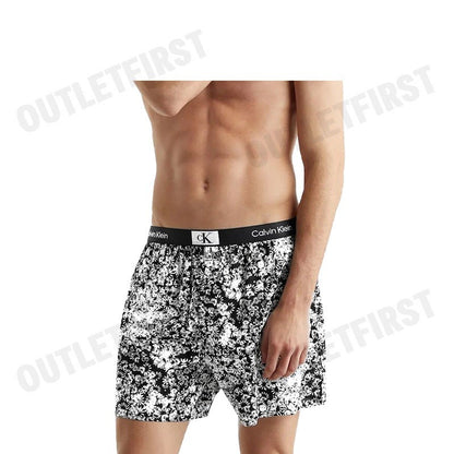 CALVIN KLEIN รุ่น UNDERWEAR BOXERSHORTS CODE: NB3411 LNL กางเกงขาสั้น กางเกงชั้นใน บ๊อกเซอร์