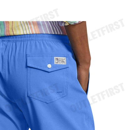 POLO RALPH LAUREN รุ่น PONY-EMBROIDERED SWIM SHORTS CODE: 710829851051 กางเกงขาสั้น กางเกงผู้ชาย กางเกงว่ายน้ำ