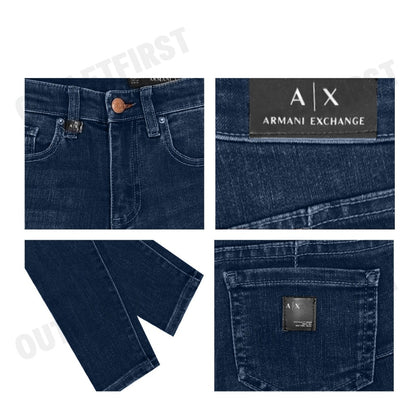 ARMANI EXCHANGE รุ่น SUPER SKINNY LIFT-UP MID RISE CODE: 6HYJ69 Y2REZ 1500 กางเกงยีนส์ กางเกงยีนส์ผู้หญิง กางเกงสกินนี่