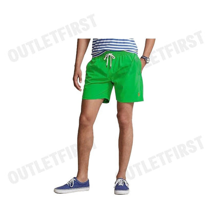 POLO RALPH LAUREN รุ่น PONY-EMBROIDERED SWIM SHORTS CODE: 710829851044 กางเกงขาสั้น กางเกงผู้ชาย กางเกงลำลอง