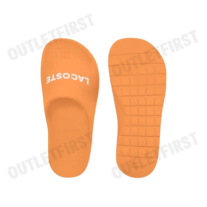 LACOSTE รุ่น MEN'S SERVE SLIDE 2.0 SLIDES CODE: 7-47CMA00157A1 รองเท้าแตะ รองเท้าผู้ชาย สลิปออน