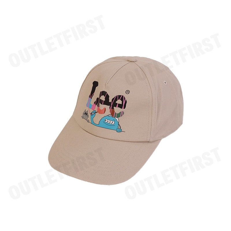 LEE รุ่น UNISEX CAP LEE x MILLIONSMONSTER COLLECTION CODE: LE F324UHATN35 หมวกแก๊ป หมวกเบสบอล หมวกผู้ชายผู้หญิง