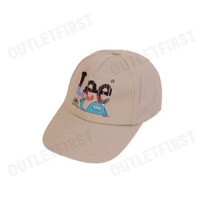 LEE รุ่น UNISEX CAP LEE x MILLIONSMONSTER COLLECTION CODE: LE F324UHATN35 หมวกแก๊ป หมวกเบสบอล หมวกผู้ชายผู้หญิง