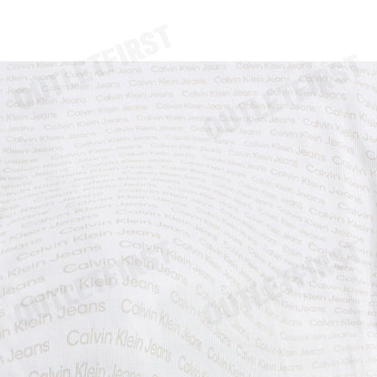 CALVIN KLEIN JEANS รุ่น WOMEN'S T-SHIRTS CODE: J223169 0K9 เสื้อยืดคอกลม เสื้อผู้หญิง แขนสั้น