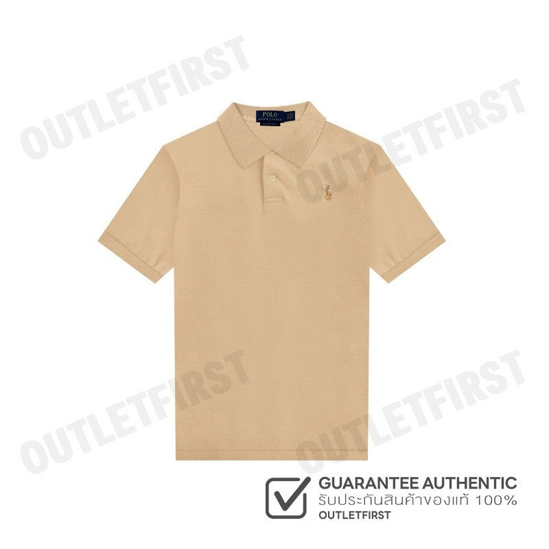 POLO RALPH LAUREN รุ่น CUSTOM SLIM FIT SOFT COTTON POLO SHIRT CODE: 710704319086 เสื้อโปโล เสื้อผู้ชาย เสื้อแขนสั้น