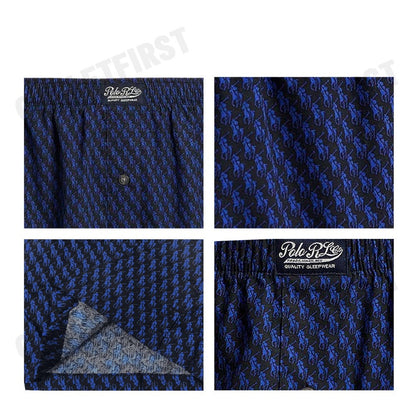 POLO RALPH LAUREN รุ่น CLASSIC COTTON WOVEN BOXER CODE: 714862630012 กางเกงขาสั้น กางเกงชั้นใน กางเกงบ็อกเซอร์ผู้ชาย
