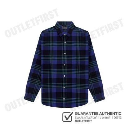 ARROW รุ่น LONG SLEEVE SLIM FIT SHIRT CODE: MACS107W2BSNV เสื้อเชิ้ตแขนยาว เสื้อเชิ้ตผู้ชาย เสื้อเชิ้ตลายตาราง