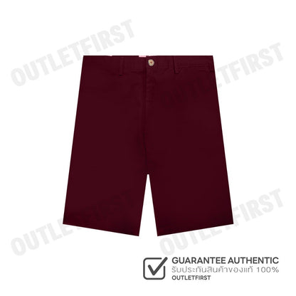 JOHN HENRY รุ่น MEN'S SLIM FIT SHORTS PANT (BURGUNDY) CODE: JH S424MSHSM11 กางเกงขาสั้น กางเกงลำลอง กางเกงผู้ชาย
