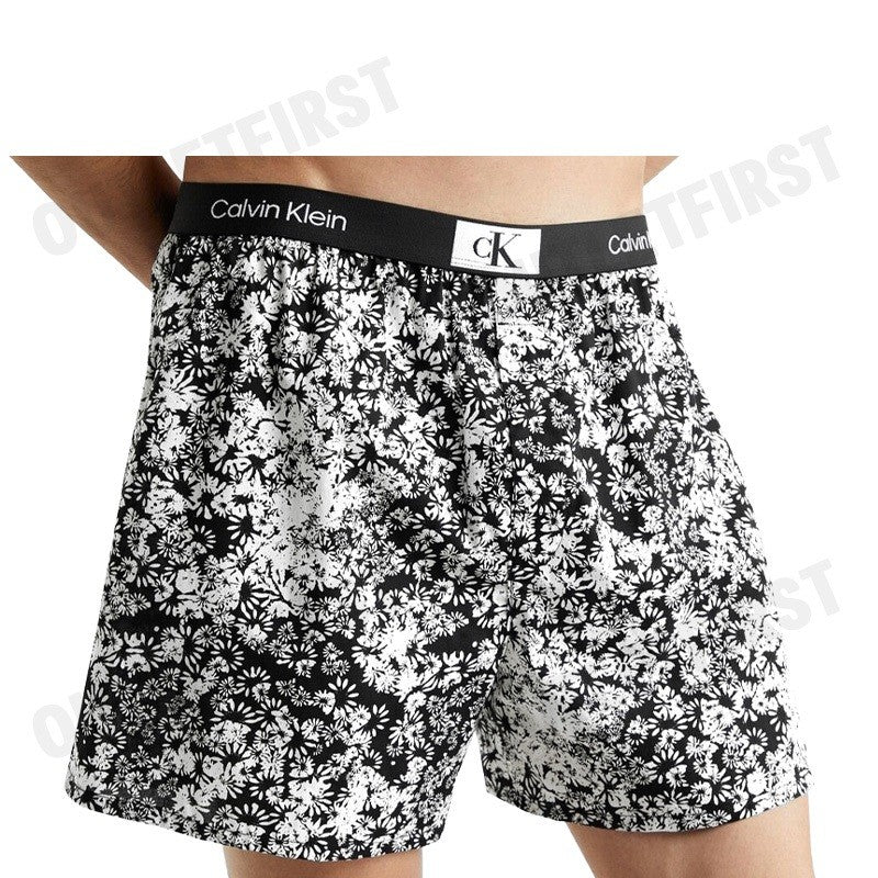 CALVIN KLEIN รุ่น UNDERWEAR BOXERSHORTS CODE: NB3411 LNL กางเกงขาสั้น กางเกงชั้นใน บ๊อกเซอร์