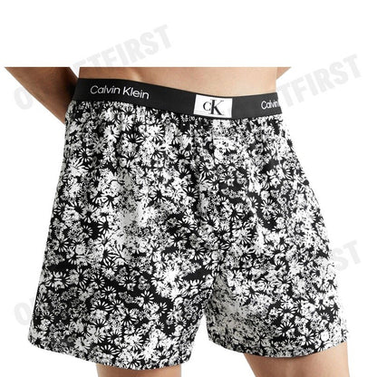 CALVIN KLEIN รุ่น UNDERWEAR BOXERSHORTS CODE: NB3411 LNL กางเกงขาสั้น กางเกงชั้นใน บ๊อกเซอร์