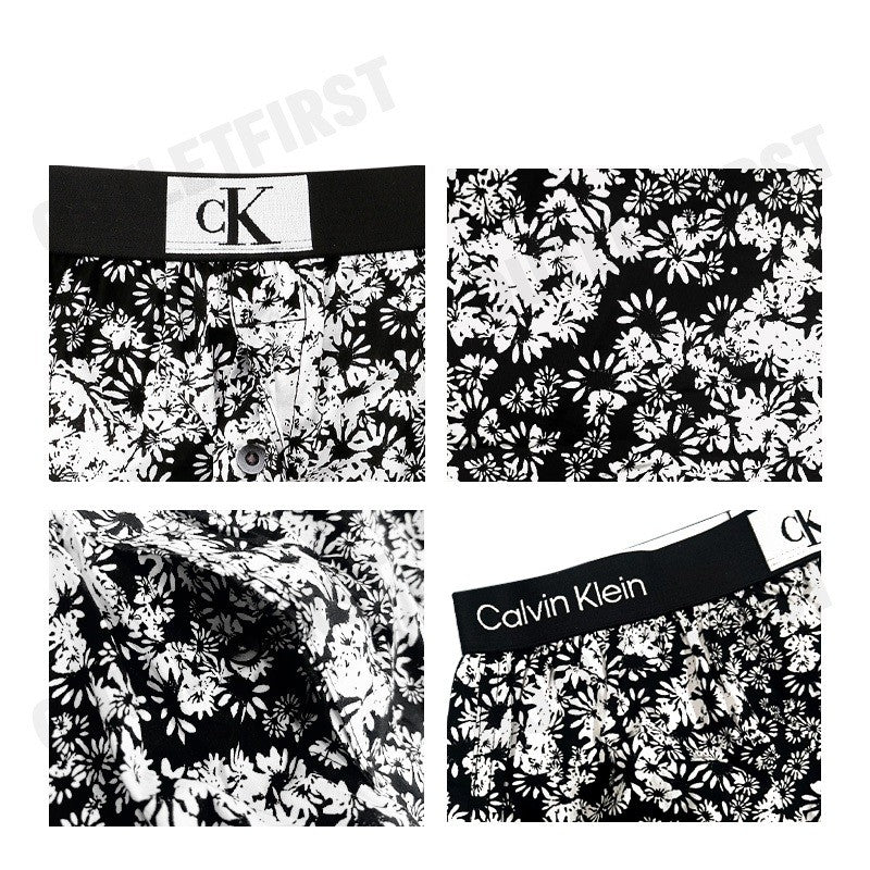 CALVIN KLEIN รุ่น UNDERWEAR BOXERSHORTS CODE: NB3411 LNL กางเกงขาสั้น กางเกงชั้นใน บ๊อกเซอร์