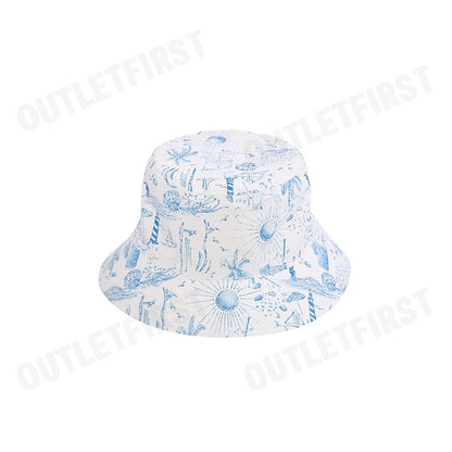 JOHN HENRY รุ่น SEA PRINT BUCKET HAT (WHITE) CODE: JH S424MHAAC13 หมวกบักเก็ต หมวกจอร์นเฮนรี่ หมวกสำหรับผู้ชายผู้หญิง