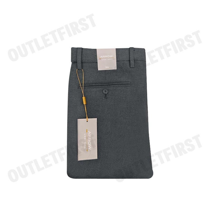 ARROW รุ่น EASY MOVE SLIM FIT (DARK GREY) CODE: MEBS736W2BSDG กางเกงสแล็ค กางเกงขายาว กางเกงทำงาน